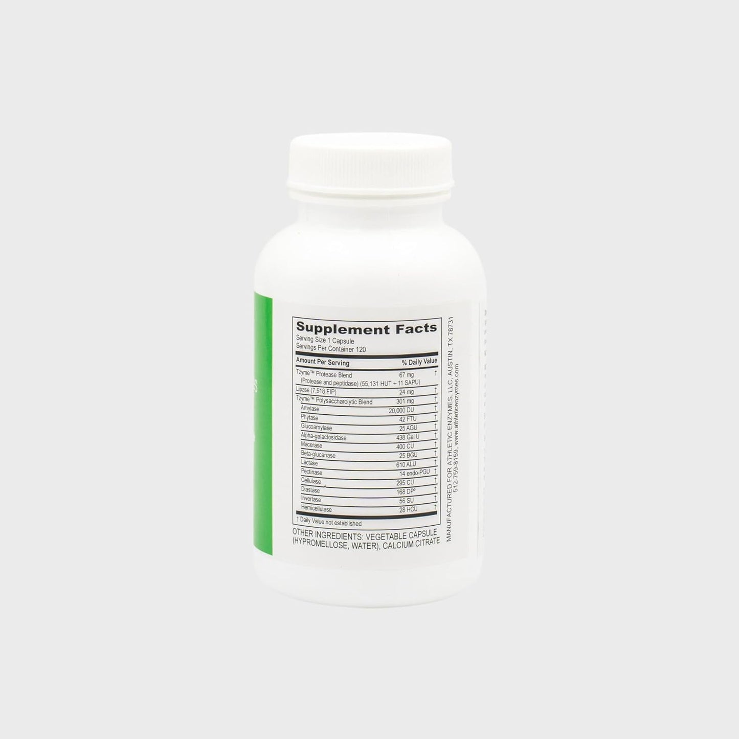 DigestPro Enzyme Supplement, Plant-Based, Supports Protein, Fat, and Carbohydrate Digestion.