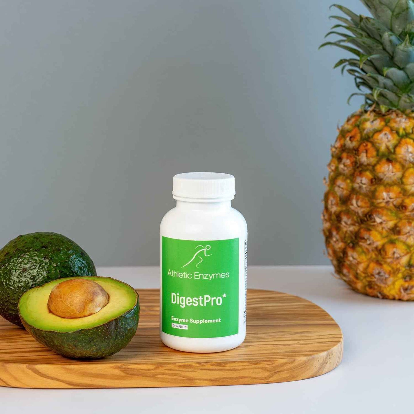 DigestPro Enzyme Supplement, Plant-Based, Supports Protein, Fat, and Carbohydrate Digestion.