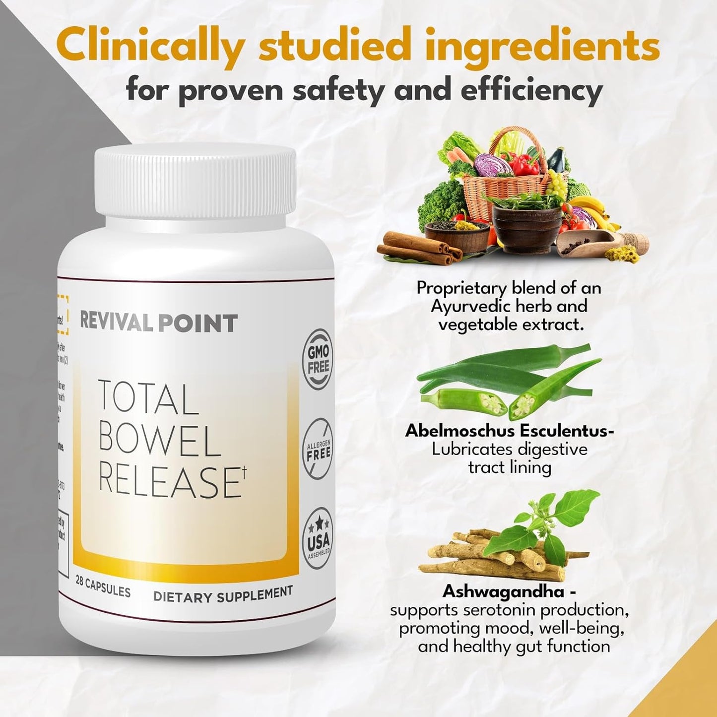 Digexin® Total Bowel Release - Relief for Bloating in Women & Men