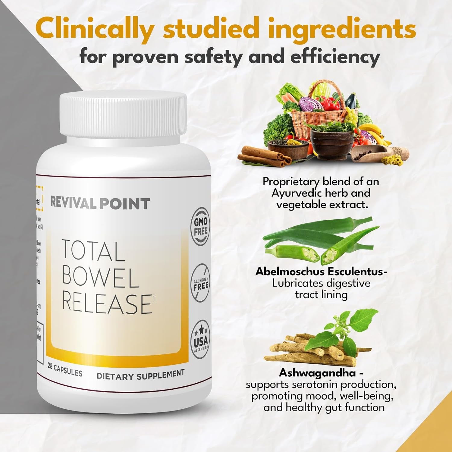 Digexin® Total Bowel Release - Relief for Bloating in Women & Men