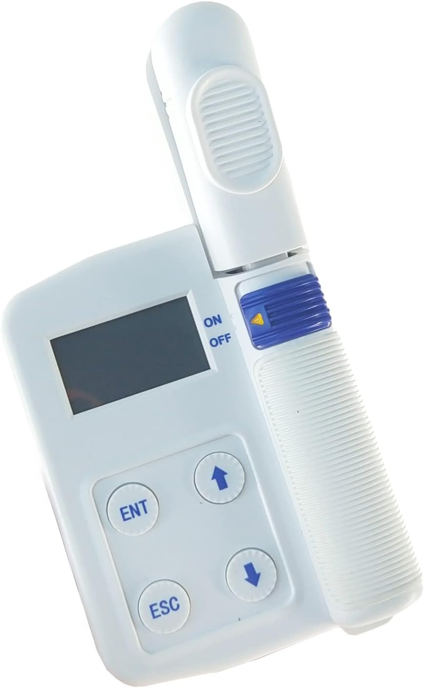 Digital Chlorophyll and Nitrogen Content Meter with Leaf Temperature Tester - Measuring Range 0.0-99.99SPAD Nitrogen and 0.0-99.99mg/g Temperature -10-99.9℃