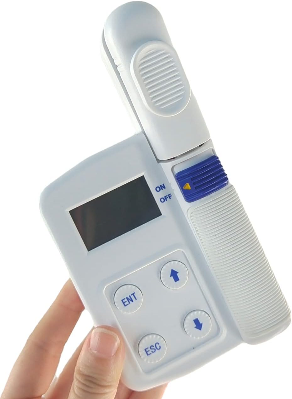 Digital Chlorophyll and Nitrogen Content Meter with Leaf Temperature Tester - Measuring Range 0.0-99.99SPAD Nitrogen and 0.0-99.99mg/g Temperature -10-99.9℃