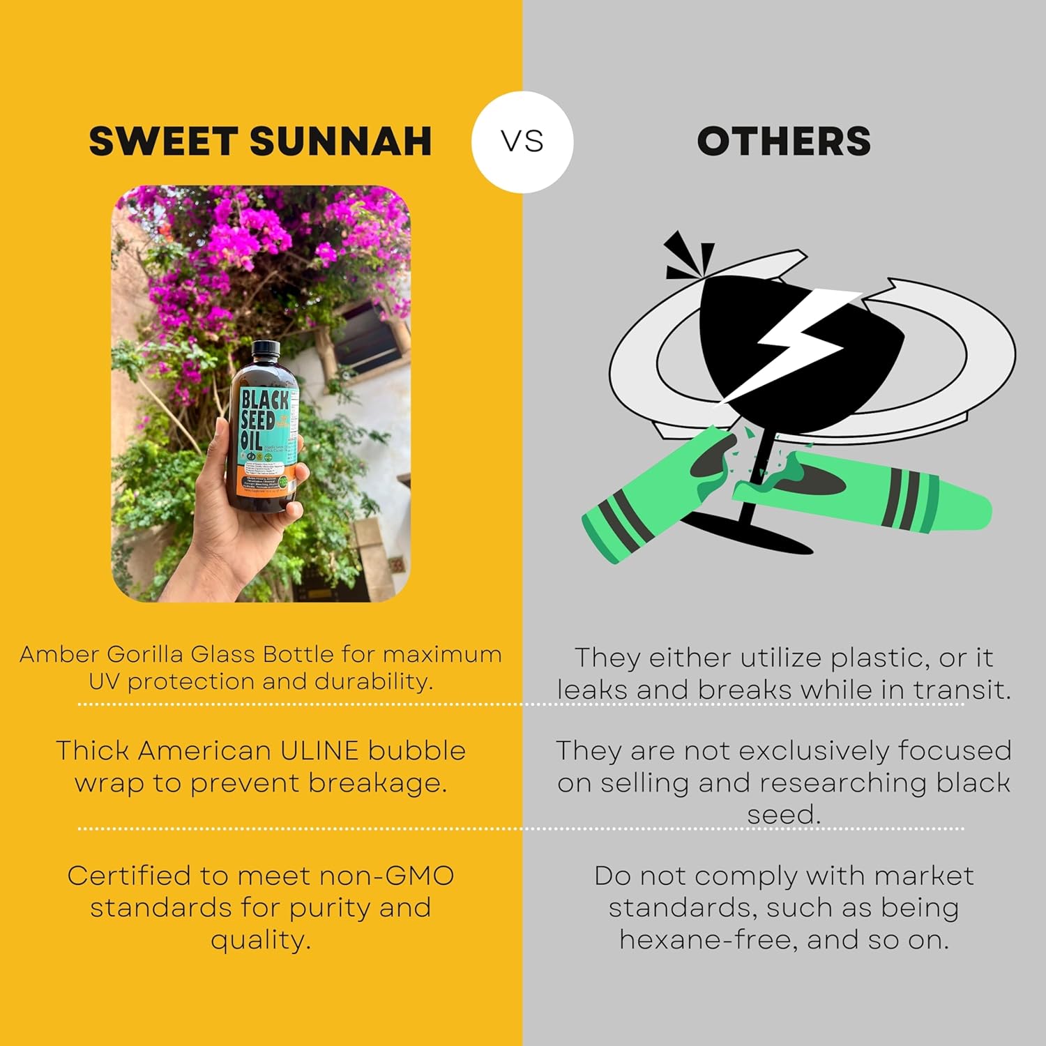 Discover Premium 16 oz Sugar-Free Black Seed Oil - Antioxidant Turkish Cumin Seed Oil - Cold Pressed for Immune Support - Vegan & Halal - Sweet Sunnah