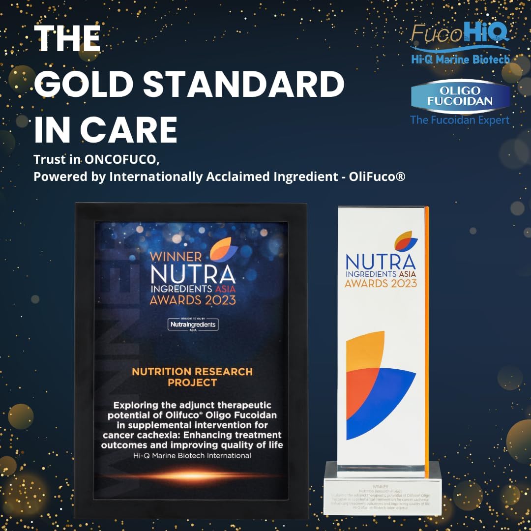 Doctor Recommended Fucohiq Oligo Fucoidan Capsules - Extra Strength Immune Support Supplement - High Purity Seaweed Extract - Vegetarian - Halal Certified - 60 Capsules
