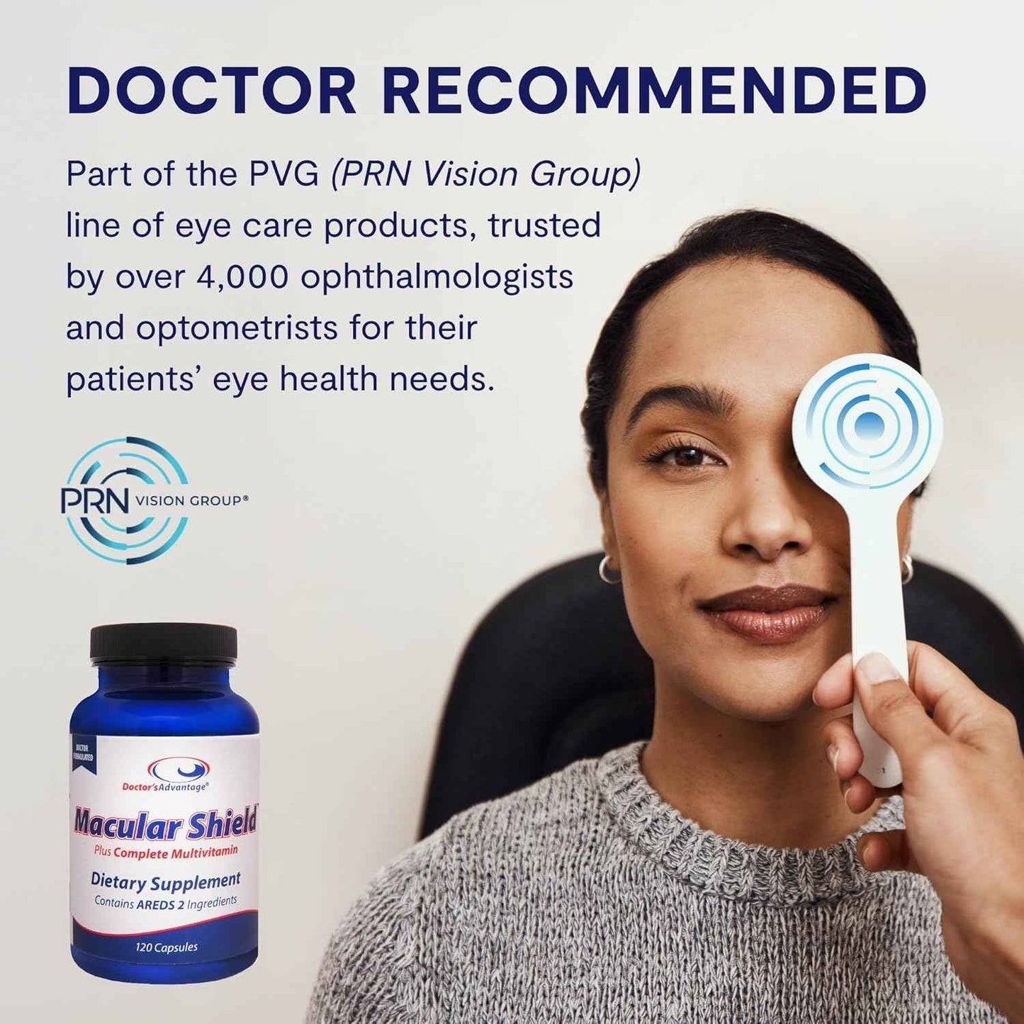 Doctor’s Advantage Macular Shield Eye Vitamins Plus Multivitamin – 120 Capsules, 30-Day Supply – Lutein and Zeaxanthin Supplements with AREDS 2® Vision Ingredients & Complete Multivitamin Complex