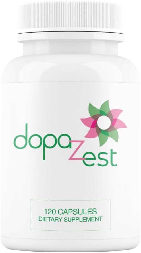 DopaZest Cognitive Support Supplement for Mental Clarity, Covid Brain, and Brain Fog - 120 Capsules