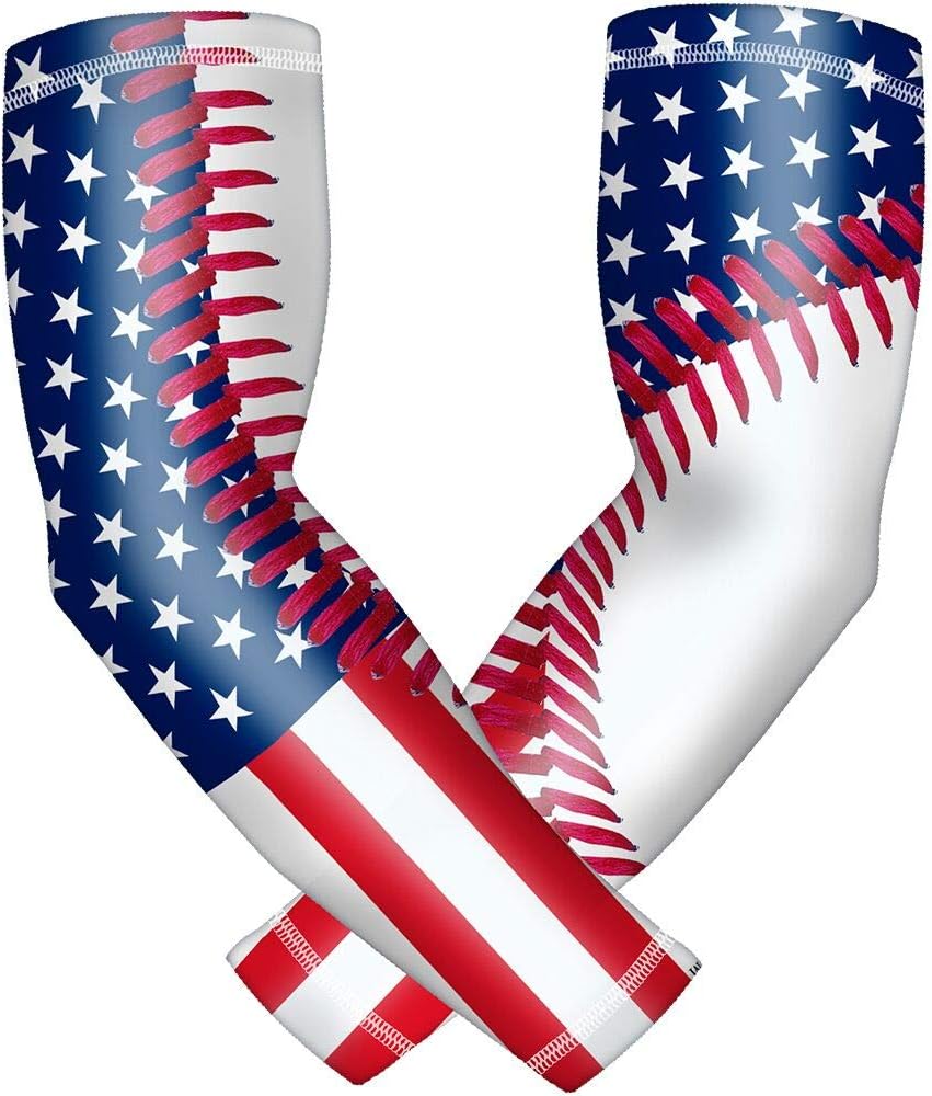 DOVICK Elbow Compression Sleeve 2 Pack for Men, Women, Youth & Adults - Ideal for Baseball, Football, Basketball & More - 6 Sizes Available