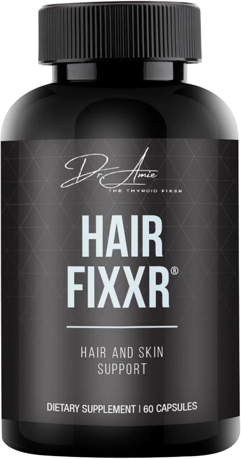 Dr. Amie's Fixxr Hair: Premium Collagen Protein Complex for Hair and Skin Support - 30 Day Supply, 60 Capsules