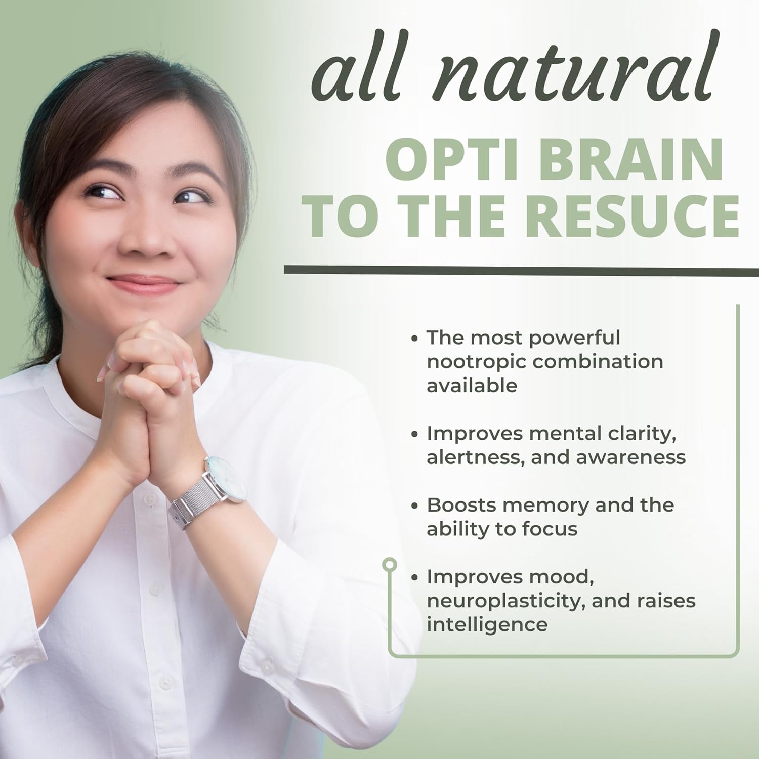 Dr. BrimHall Opti Nutrients Opti-Brain Capsules for Conscious Sourcing and Optimal Health - 90 Count