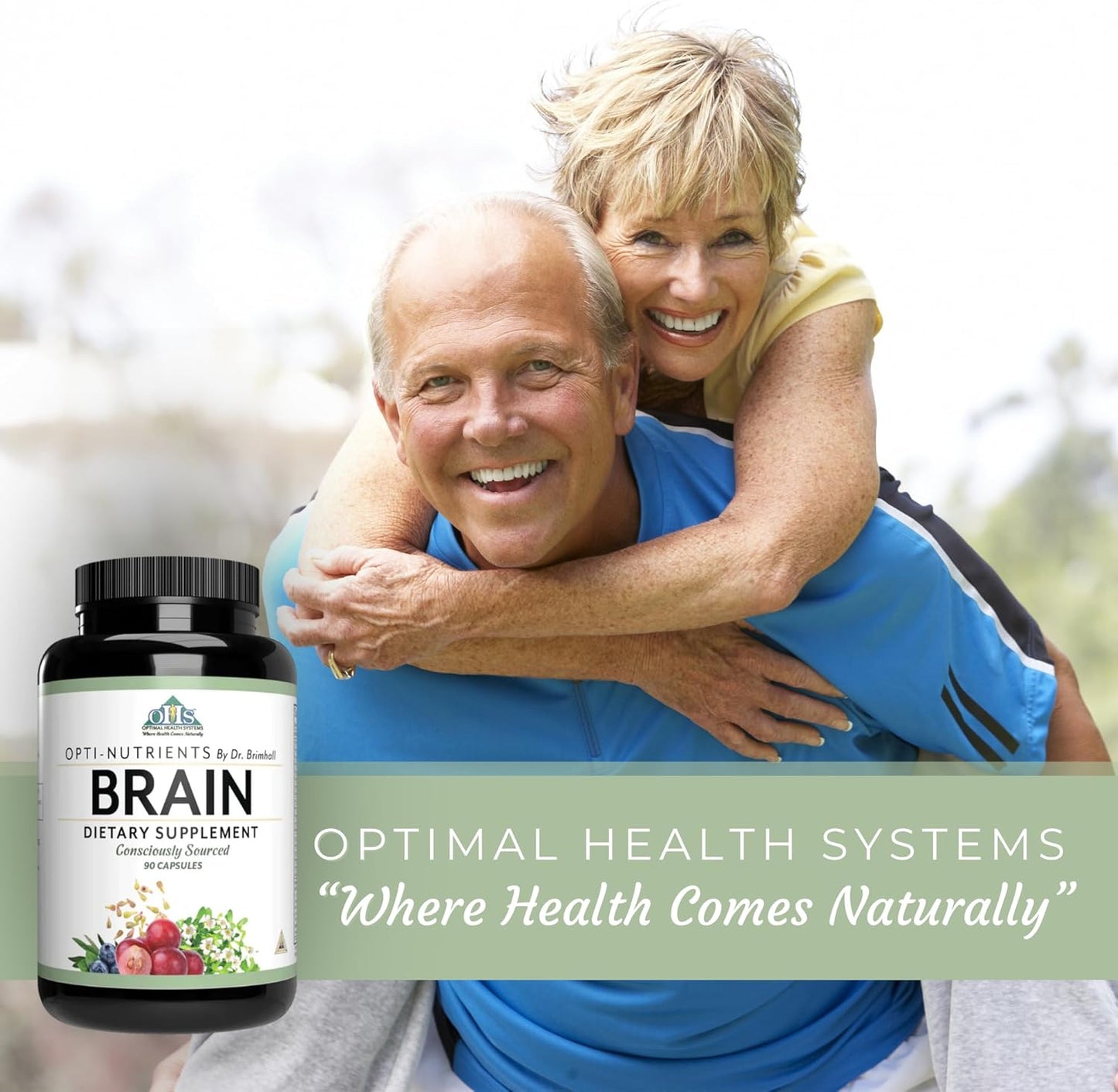 Dr. BrimHall Opti Nutrients Opti-Brain Capsules for Conscious Sourcing and Optimal Health - 90 Count
