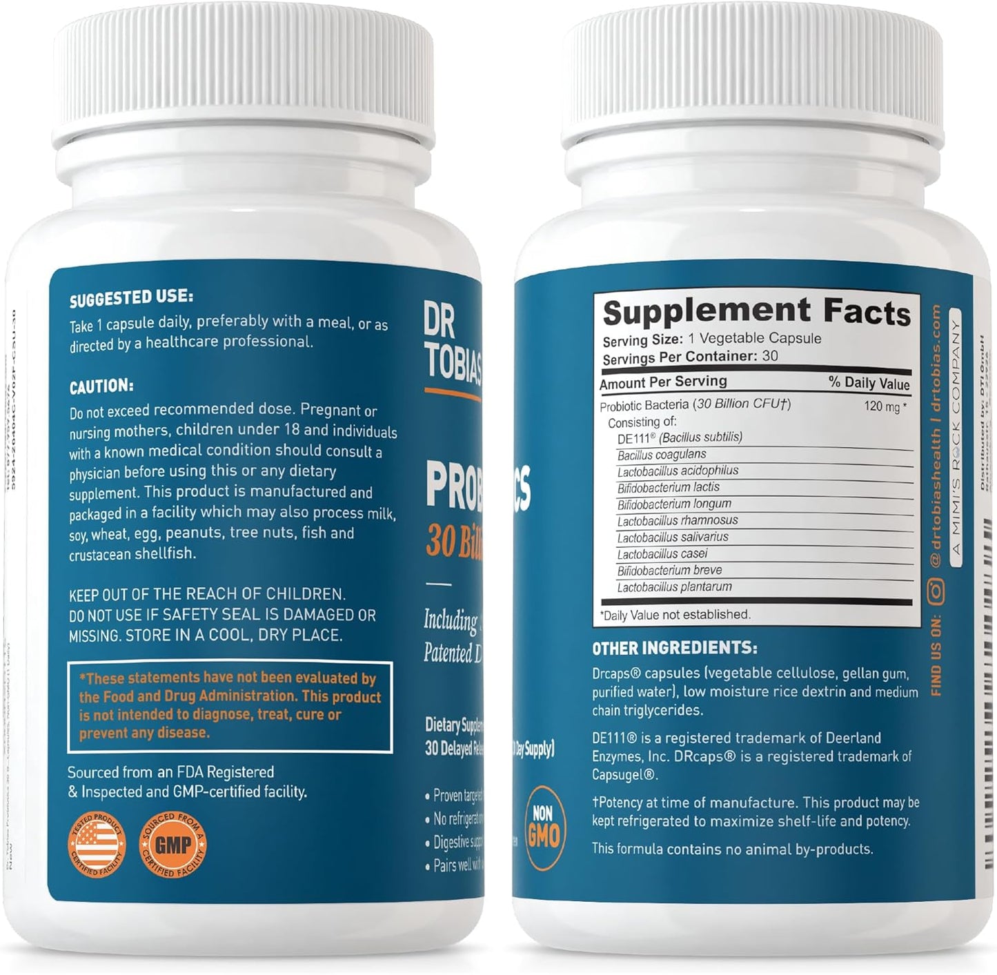 Dr. Tobias Digestive Health Bundle: Colon Cleanse & Probiotics for Gut Health & Regular Bowel Movements