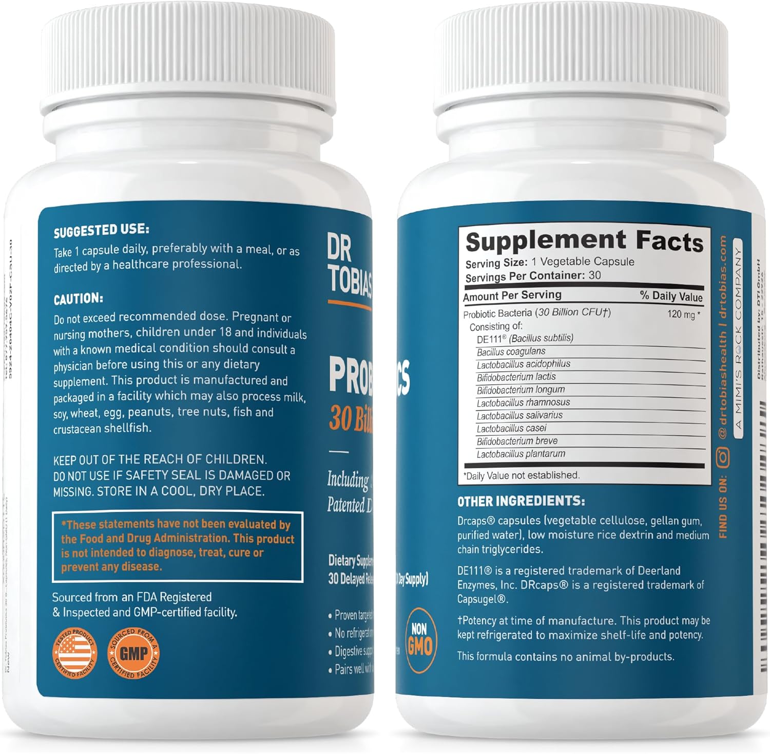 Dr. Tobias Digestive Health Bundle: Colon Cleanse & Probiotics for Gut Health & Regular Bowel Movements