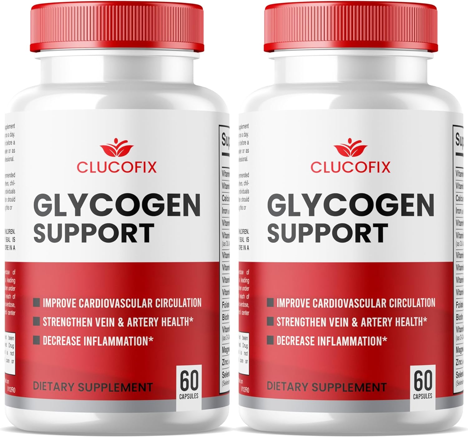 Dual Pack of SPRESSO GlucoFix Glycogen Support Capsules for Health & Wellness - Advanced Formula with Positive Reviews