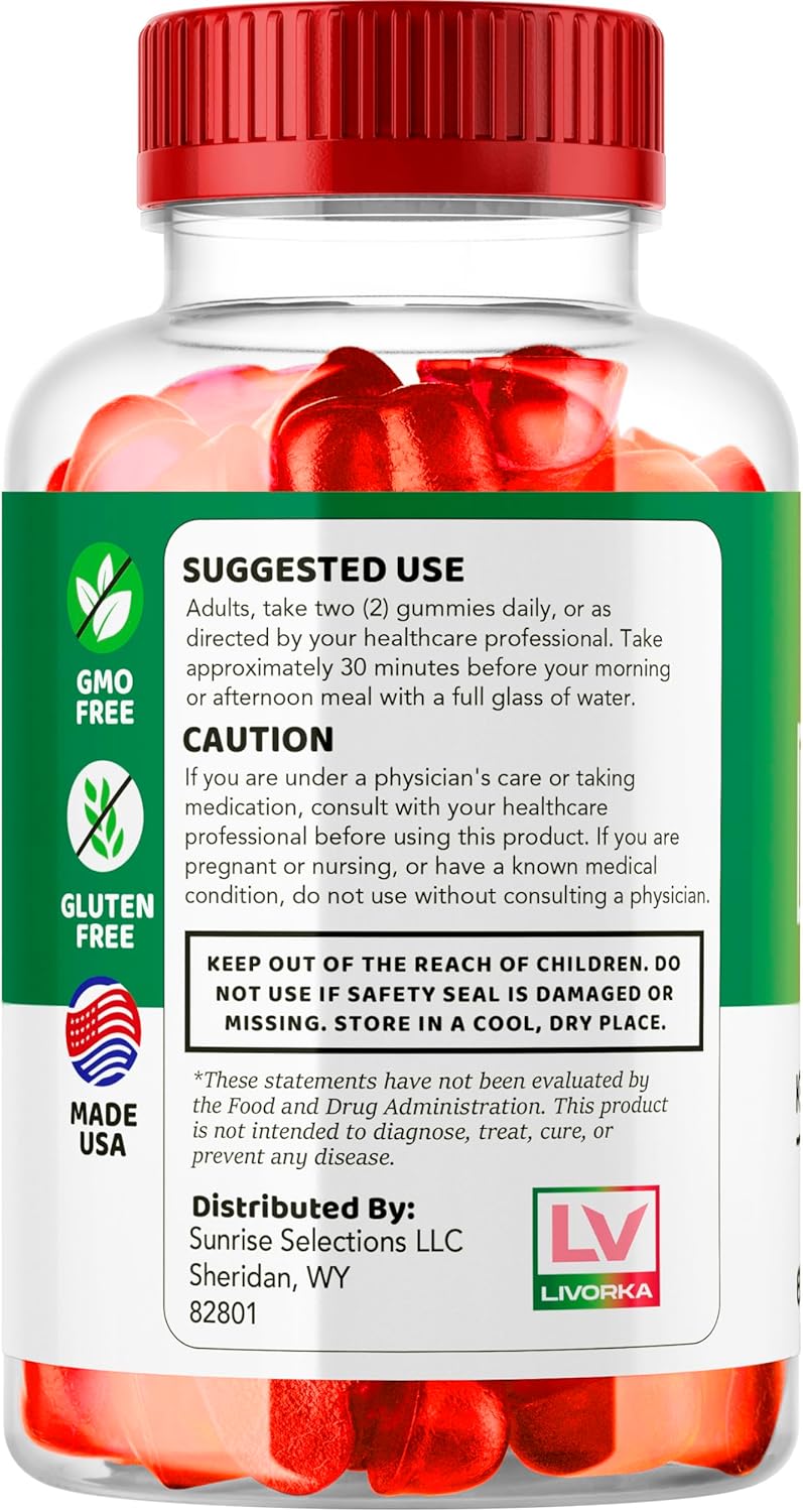 Duo Keto Apple Cider Vinegar Gummies - Advanced Formula 1050MG, 60 Gummies for 1 Month Supply