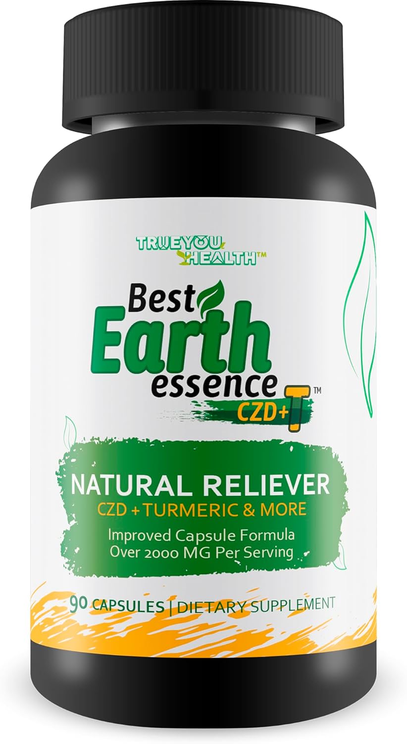 Earth Essence CZD + T: Natural Relief & Immune Support Supplement for Body Aches & Muscle Soreness