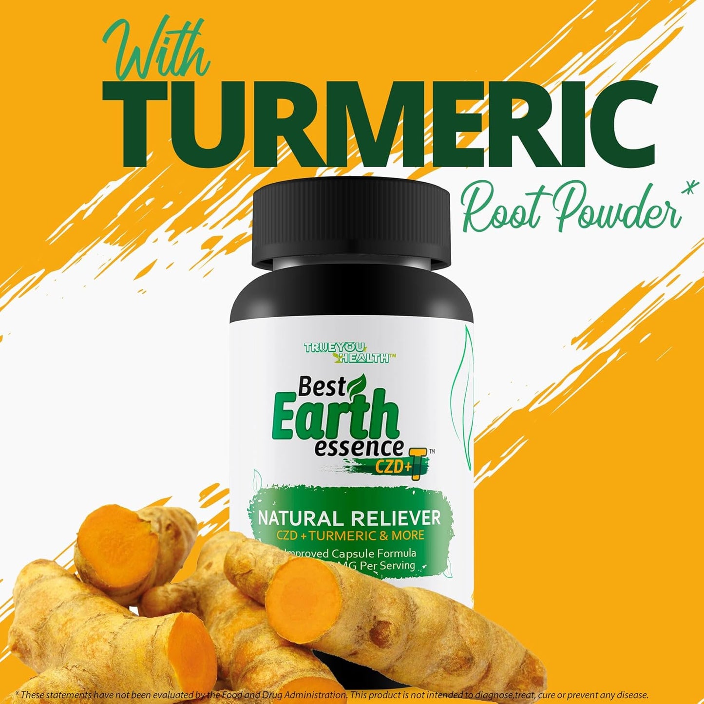 Earth Essence CZD + T: Natural Relief & Immune Support Supplement for Body Aches & Muscle Soreness