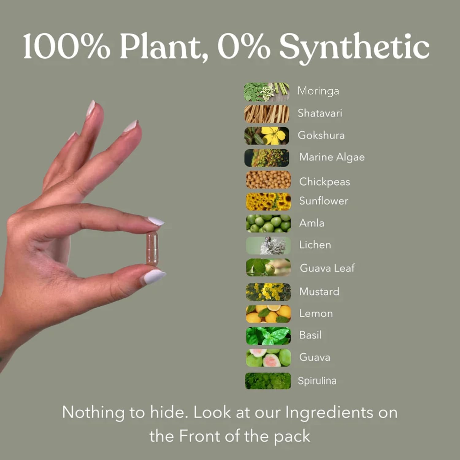 Earth.ful Multivitamin for Women Over 40: Promotes Immunity, Hormonal Balance, Skin, Hair & Bone Health - 60 Capsules