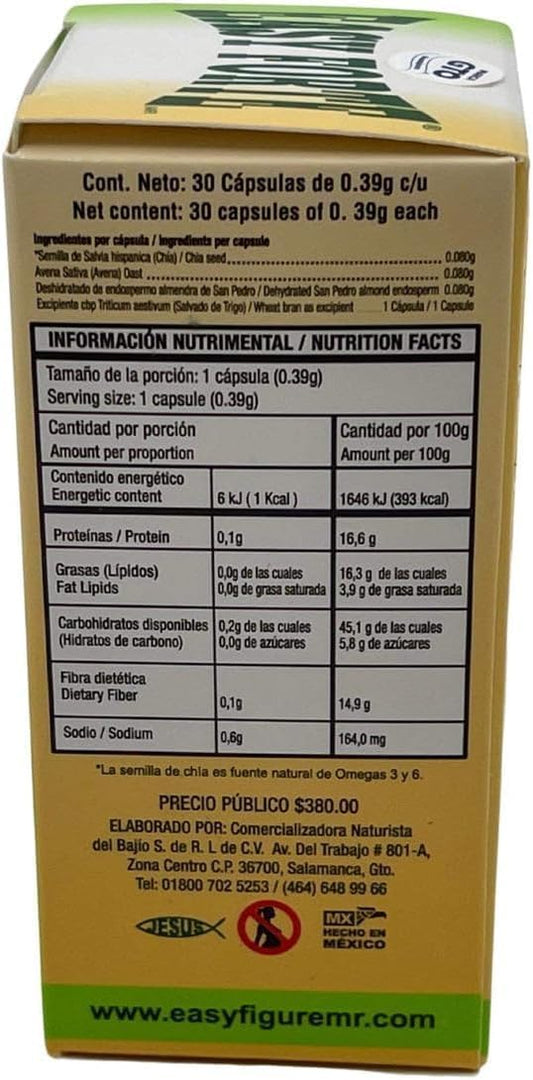 Easy Figure Easy Forte Fibra Capsules for Improved Health & Wellness - Tu Salud Plus