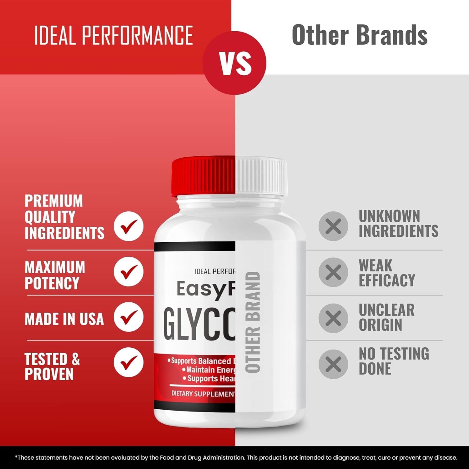 Easy Flow Glycogen Support Capsules - Max Strength Formula for Overall Health - 2 Pack of Official EasyFlow Pills - Glyco Optimizer Supplement