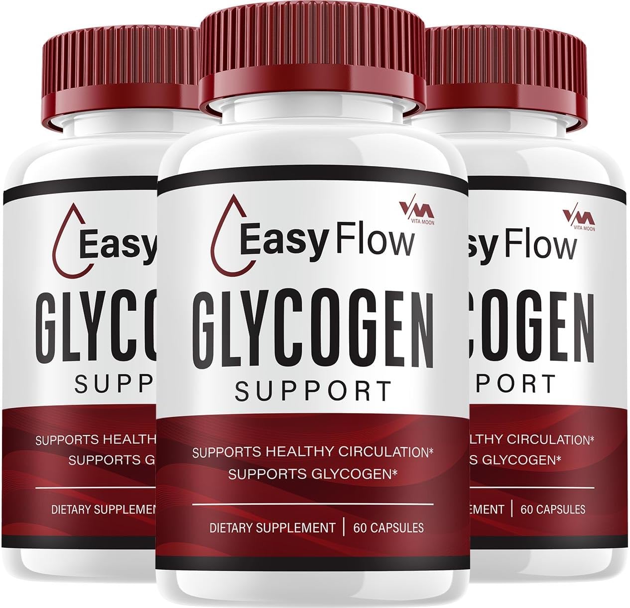 EasyFlow Glycogen 3 Pack - Advanced Formula for Overall Wellness, Capsule Cleaner, EasyFlow Pills - 180 Capsules, Reviews