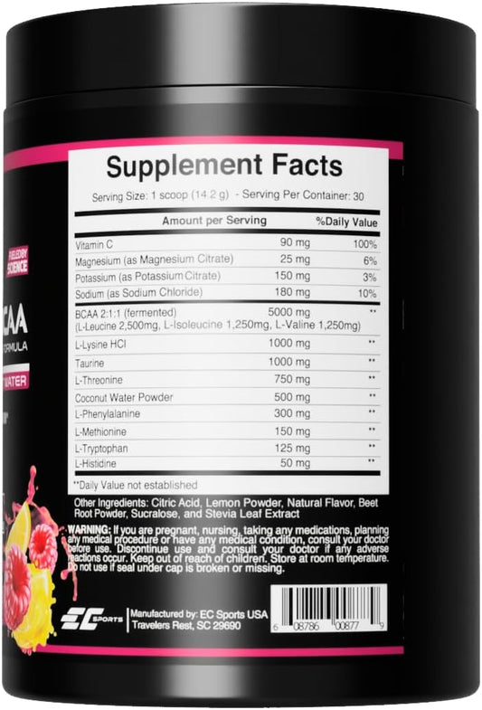 EC Sports Amino Blend with Essential Amino Acids and Branched-Chain Amino Acids