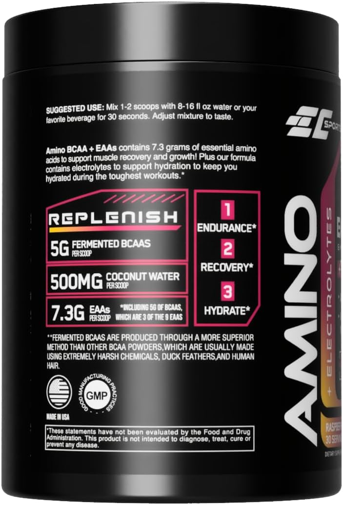EC Sports Amino Blend with Essential Amino Acids and Branched-Chain Amino Acids