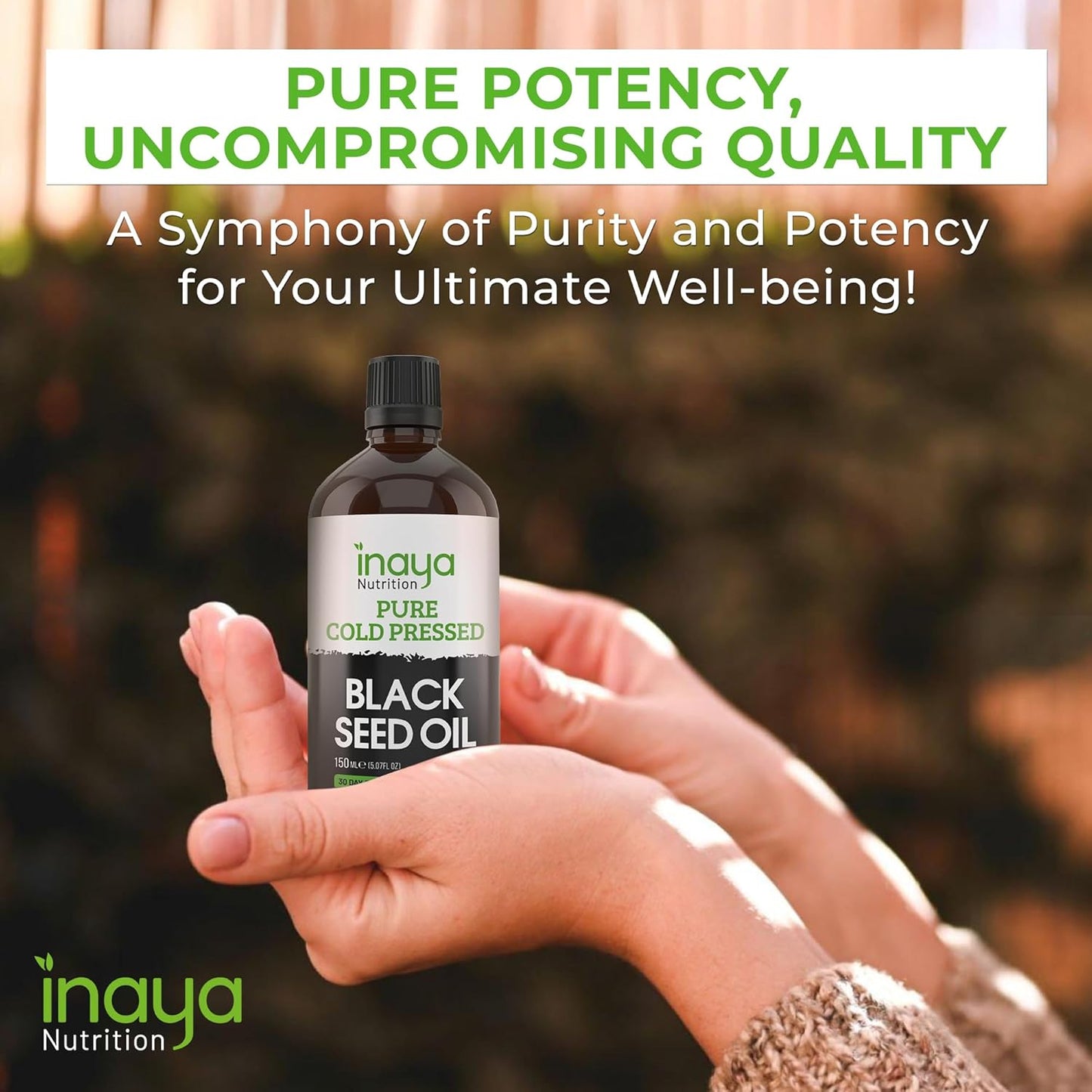 Egyptian Cold Pressed Nigella Sativa Black Seed Oil with 2% Thymoquinone - Supports Joints, Immune System, Hair, Skin - 30 Servings