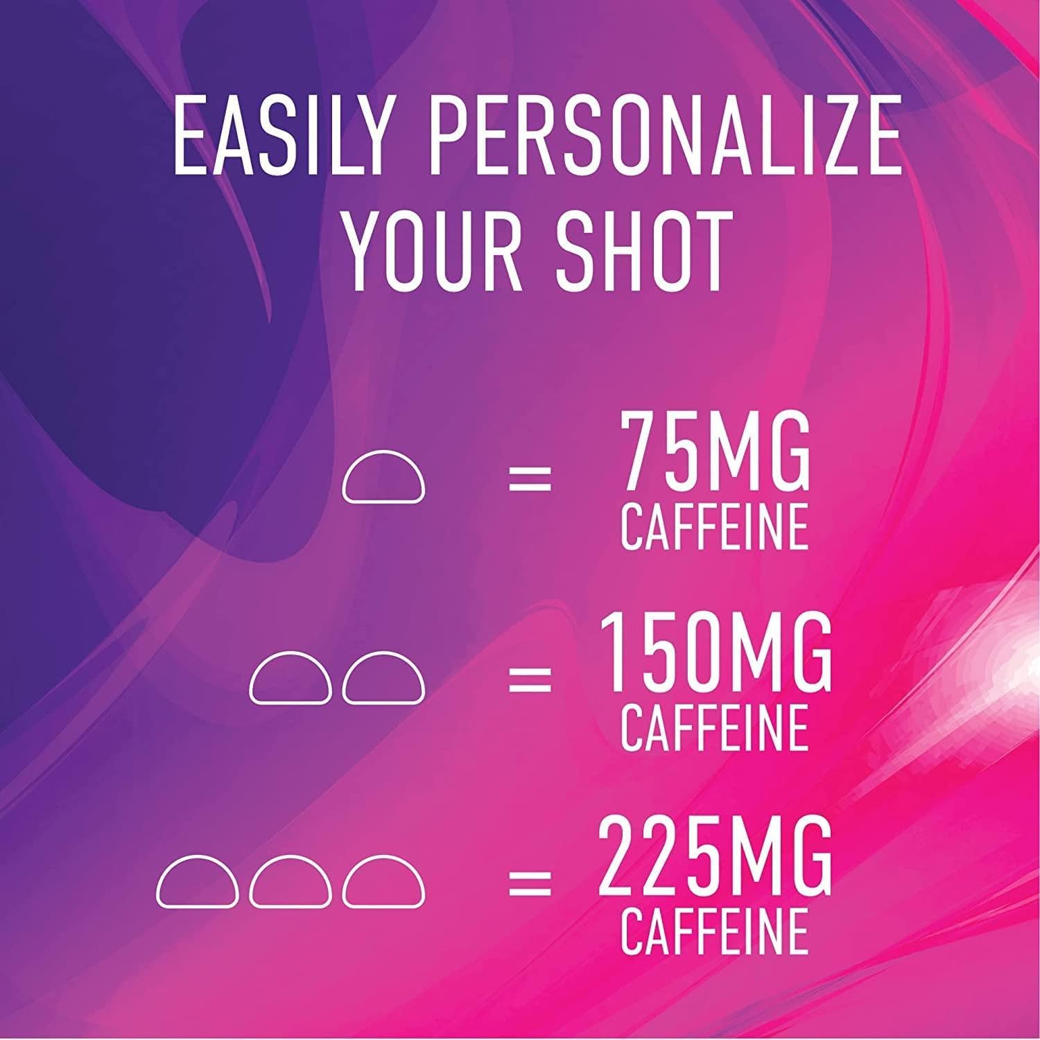 Elderberry GummiShot Energy Gummies - Plant-Based Caffeine Boost - 1125mg per Bottle - Long Lasting Energy - 15ct