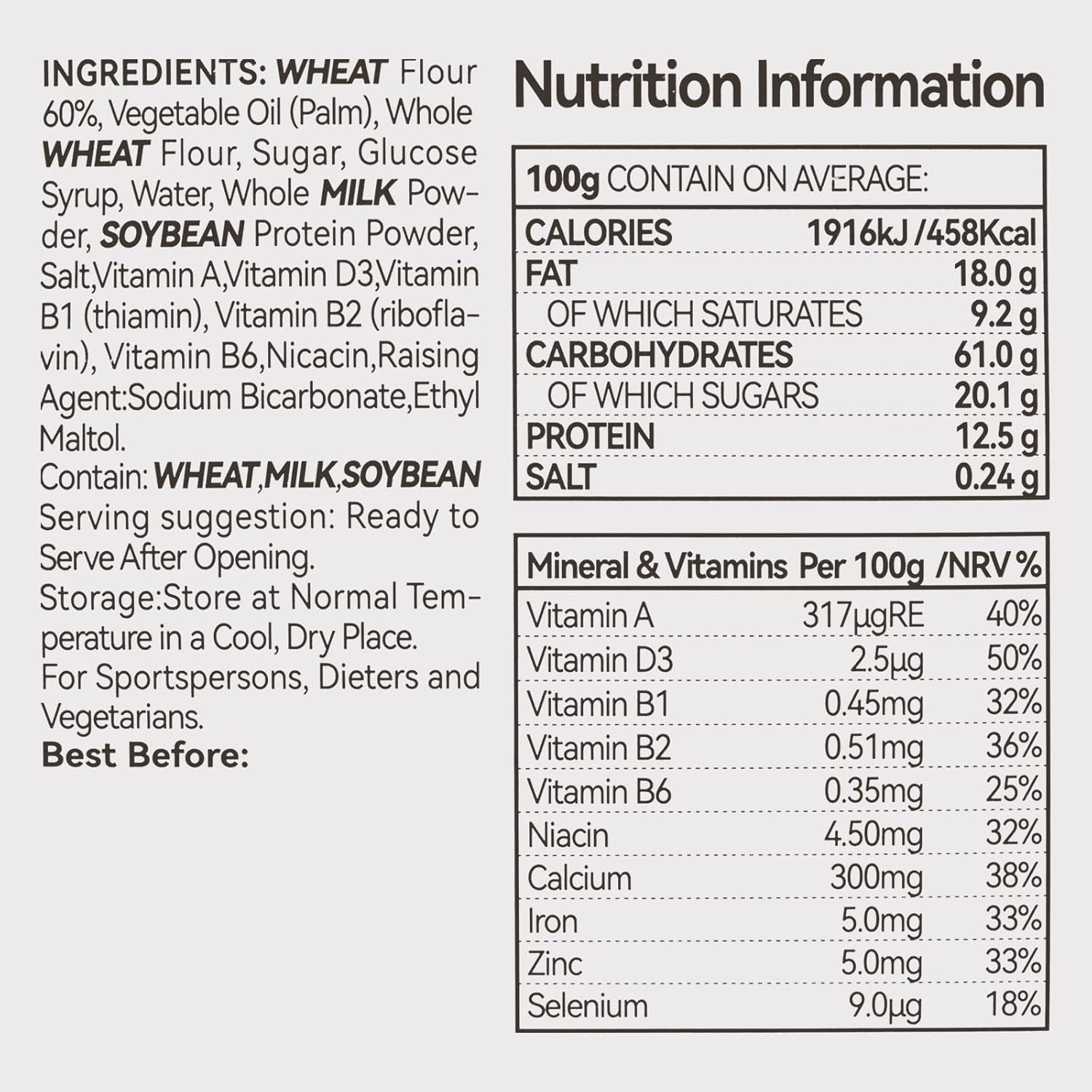 Emergency Food Ration Bars 1 Pack, Original Flavor Survival Tabs for Camping Disaster Kit - 20 Year Shelf Life, 250g/bar