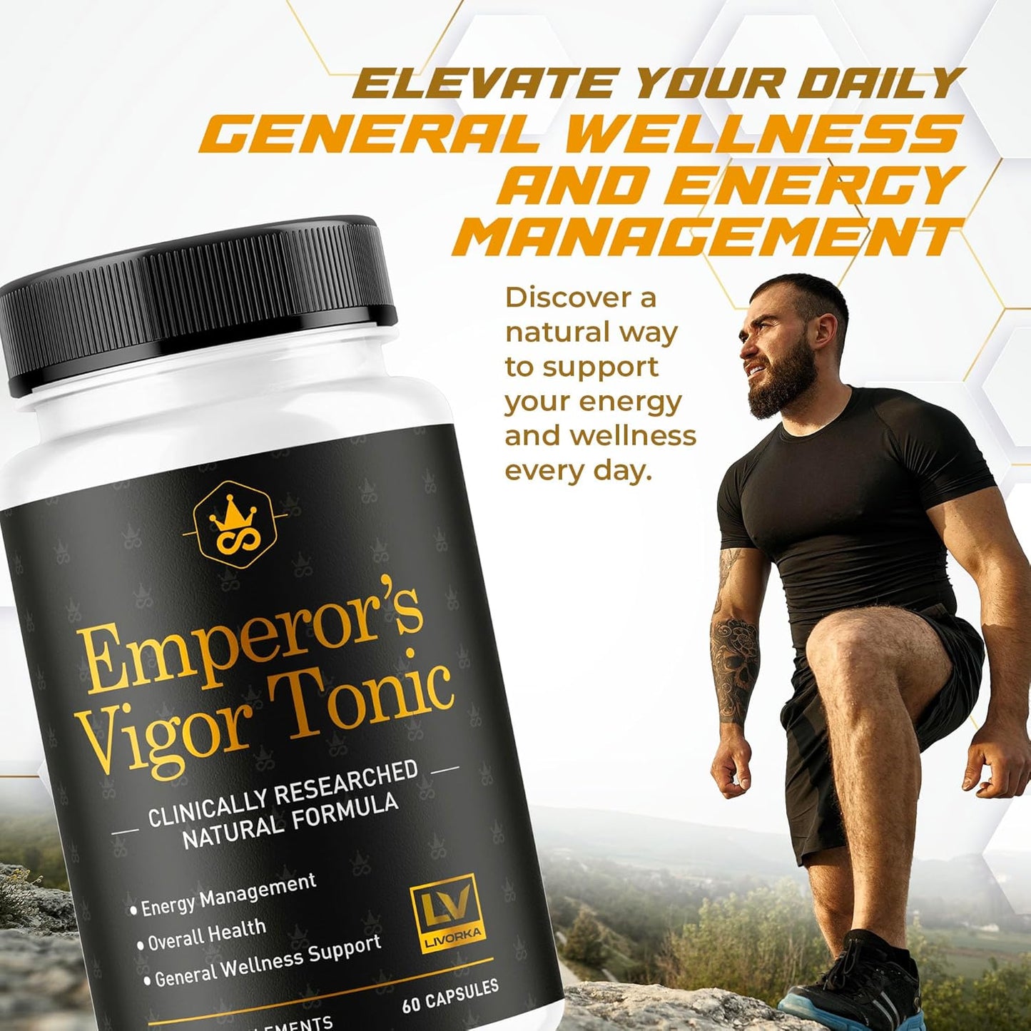 Emperor's Vigor Tonic Capsules - Advanced Formula for 30-Day Supply