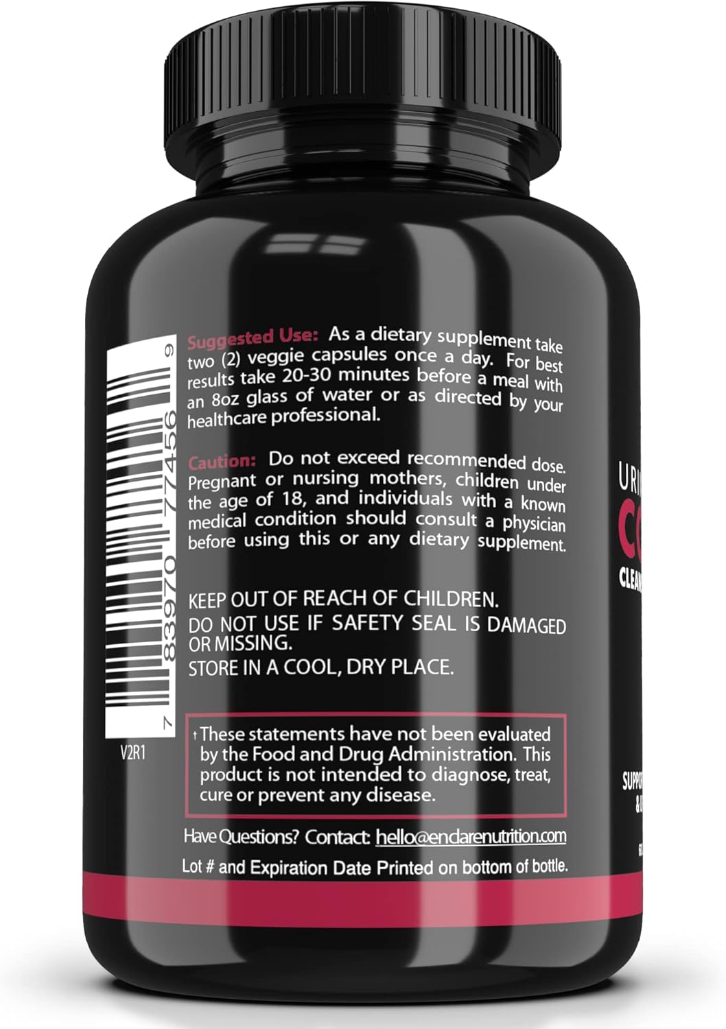 Enclare Nutrition D-Mannose Capsules 1000mg with Cranberry for Urinary Tract Health, Bladder Control, Liver & Kidney Support