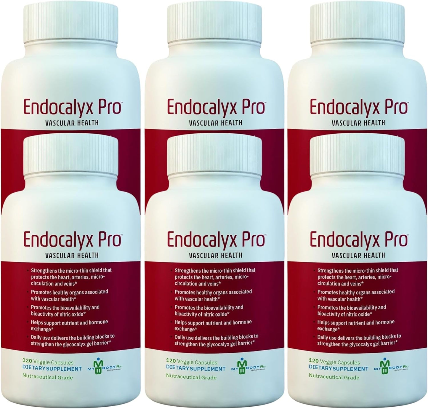 Endocalyx Pro - Vascular Support Supplement for Heart Health - 120 Capsules, Nourishes Glycocalyx & Nitric Oxide Functions