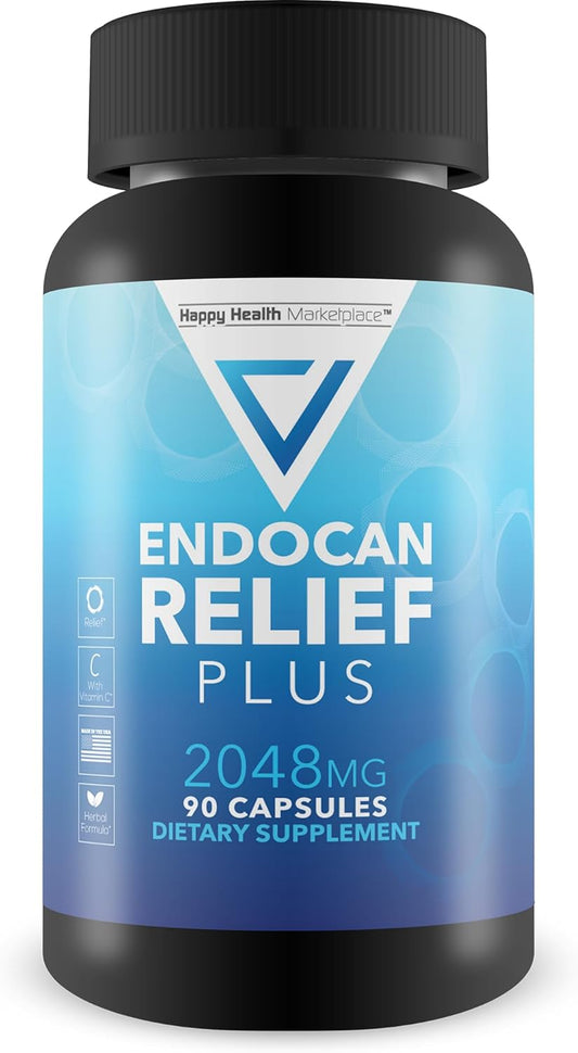 Endocan Relief Plus: Natural Herbal Formula for Temporary Aches, Discomfort, Swelling - Full Body Support - Fight Free Radicals - Immune Boost - Aid Overall Health