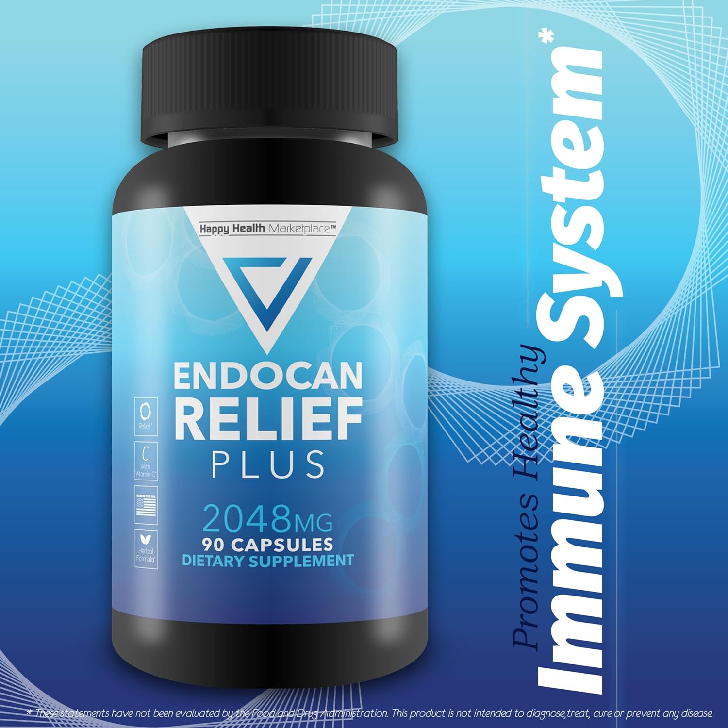 Endocan Relief Plus: Natural Herbal Formula for Temporary Aches, Discomfort, Swelling - Full Body Support - Fight Free Radicals - Immune Boost - Aid Overall Health