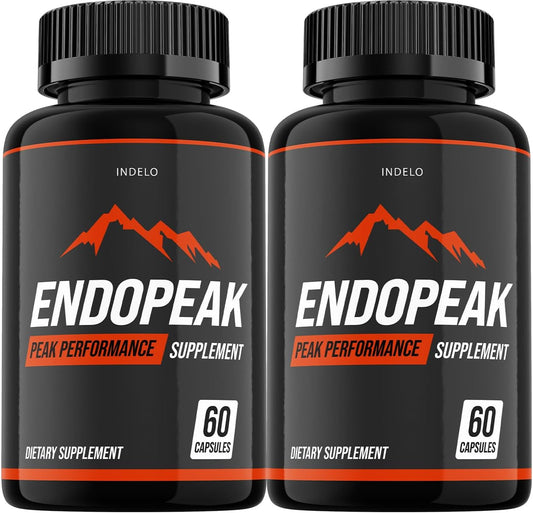 EndoPeak Performance Supplements for Men - 2 Pack (120 Capsules), Endopeak Advanced Performance Formula with EndoPeek Reviews
