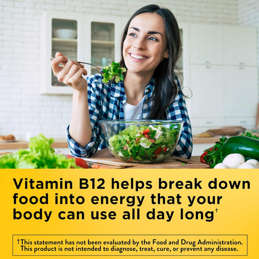 Energy Metabolism Boost: Nature Made B12 1000 mcg Gummies, 150 Count x 2 - 75 Day Supply