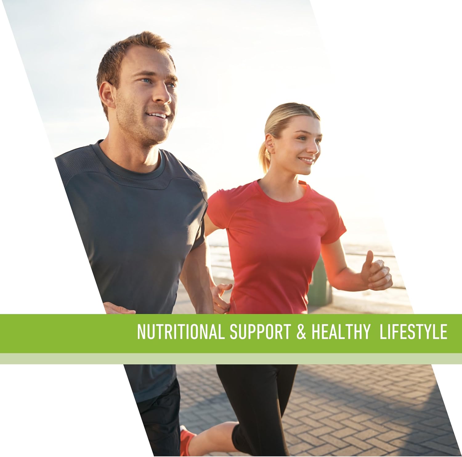 Energy Support and Nutritional Wellness Supplements with Vitamin B12 and ForsLean - Classic Green Formula