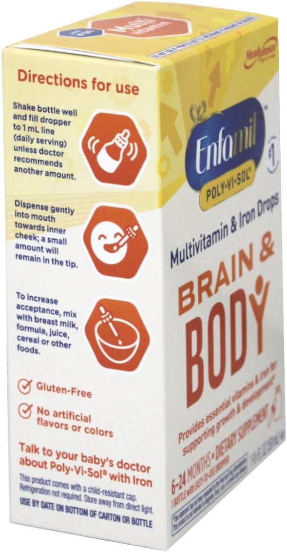 Enfamil Poly VI SOL Drops with Iron 50ML by Mead Johnson - Nutritional Group