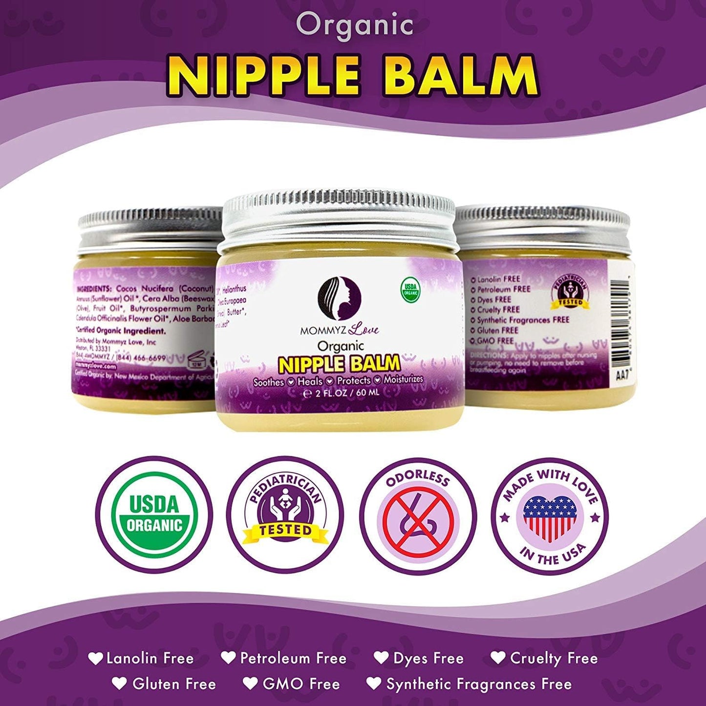 Enhance Nursing Experience with Mommyz Love Lactation Supplement + Nipple Balm for Breastfeeding Relief