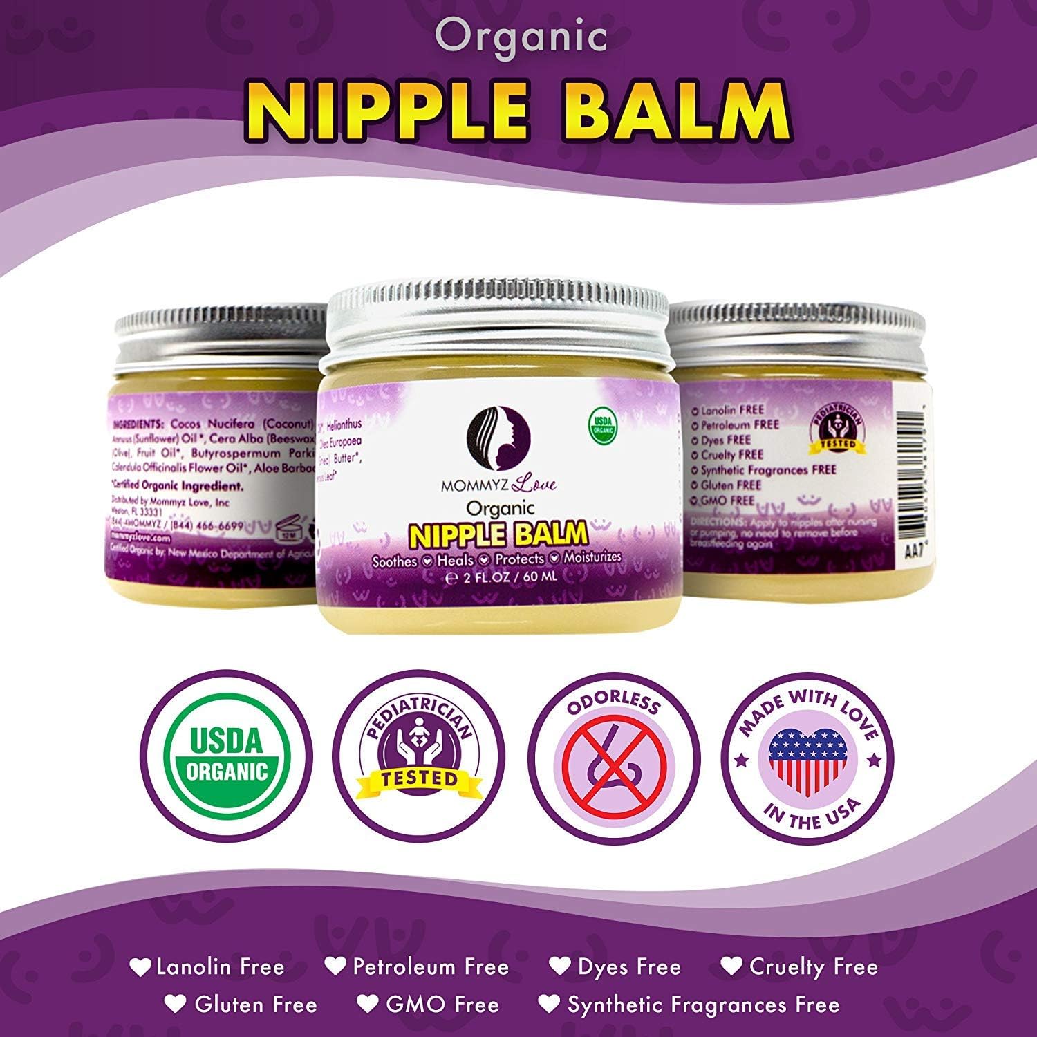 Enhance Nursing Experience with Mommyz Love Lactation Supplement + Nipple Balm for Breastfeeding Relief