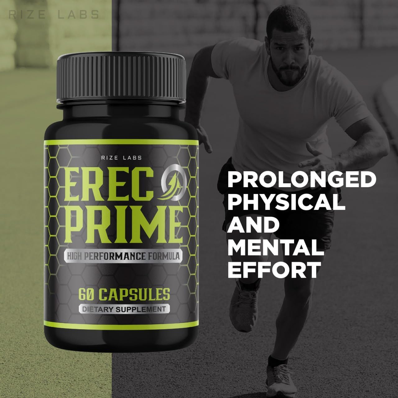 Erec Prime Pills for Men - Pack of 3, High Performance Formula, Natural Support for Peak Performance & Health - 180 Capsules