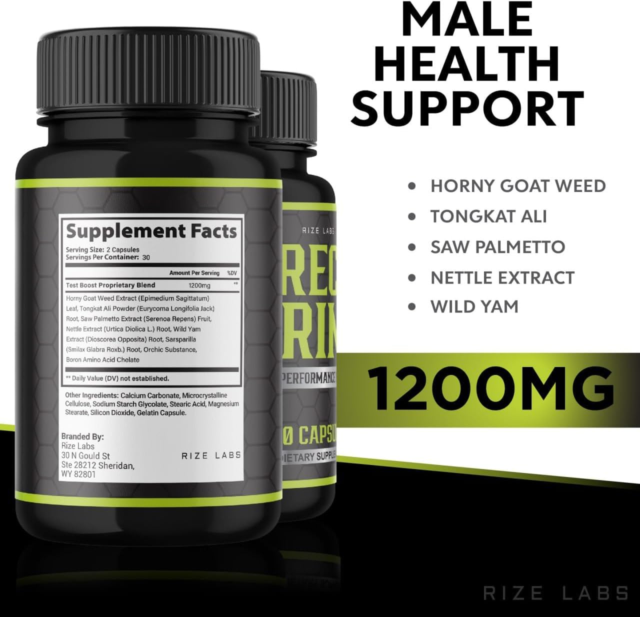 Erec Prime Pills for Men - Pack of 3, High Performance Formula, Natural Support for Peak Performance & Health - 180 Capsules
