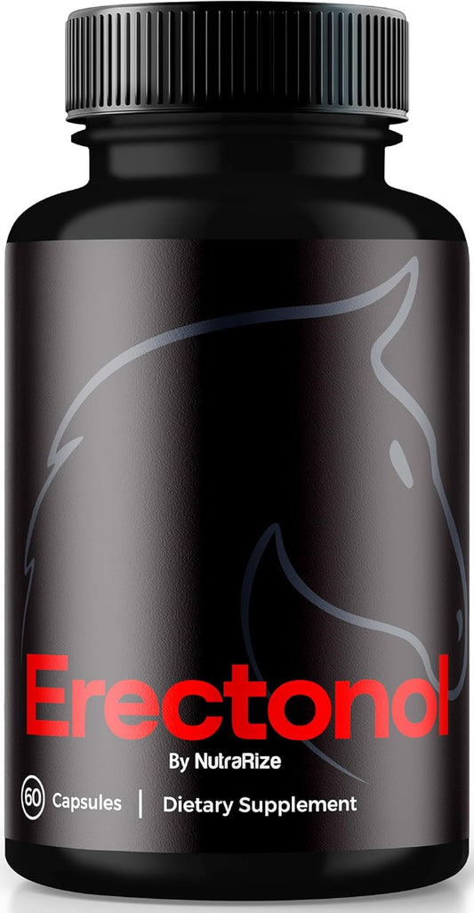 Erectonol Male Dietary Supplement - Advanced Formula for Men's Peak Performance, 60 Capsules