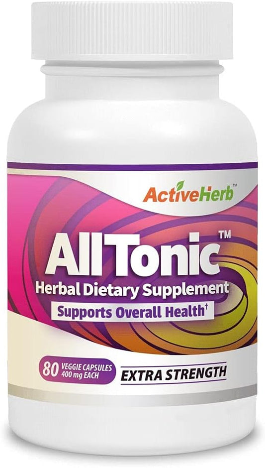 Extra Strength ActiveHerb All Tonic Capsules - 80 Count
