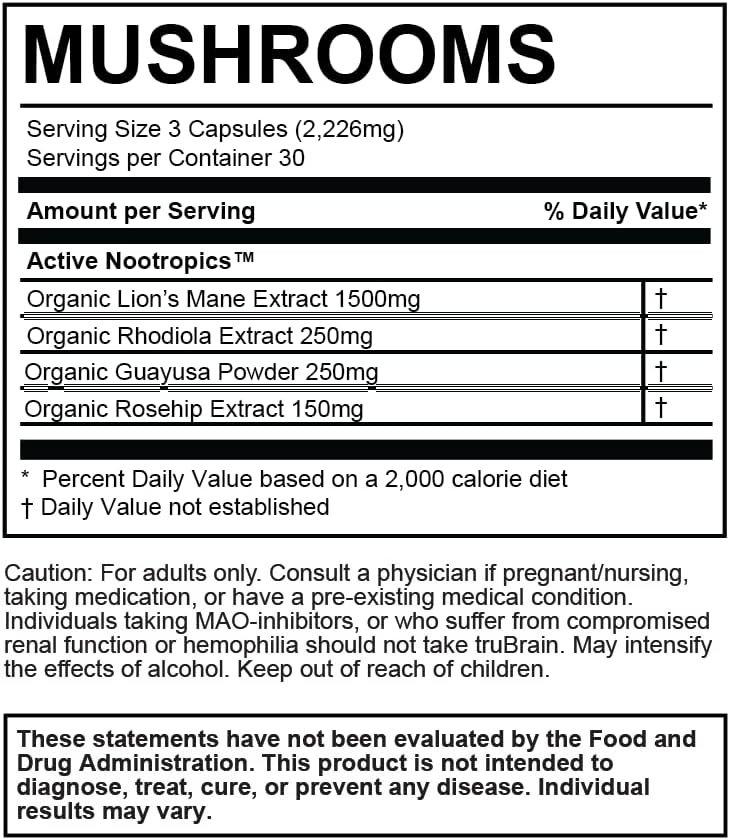 Fast-Absorbing Brain Boosters - Nootropic Capsules for Focus, Energy, and Clarity with Memory Enhancement and Anti-Procrastination Benefits
