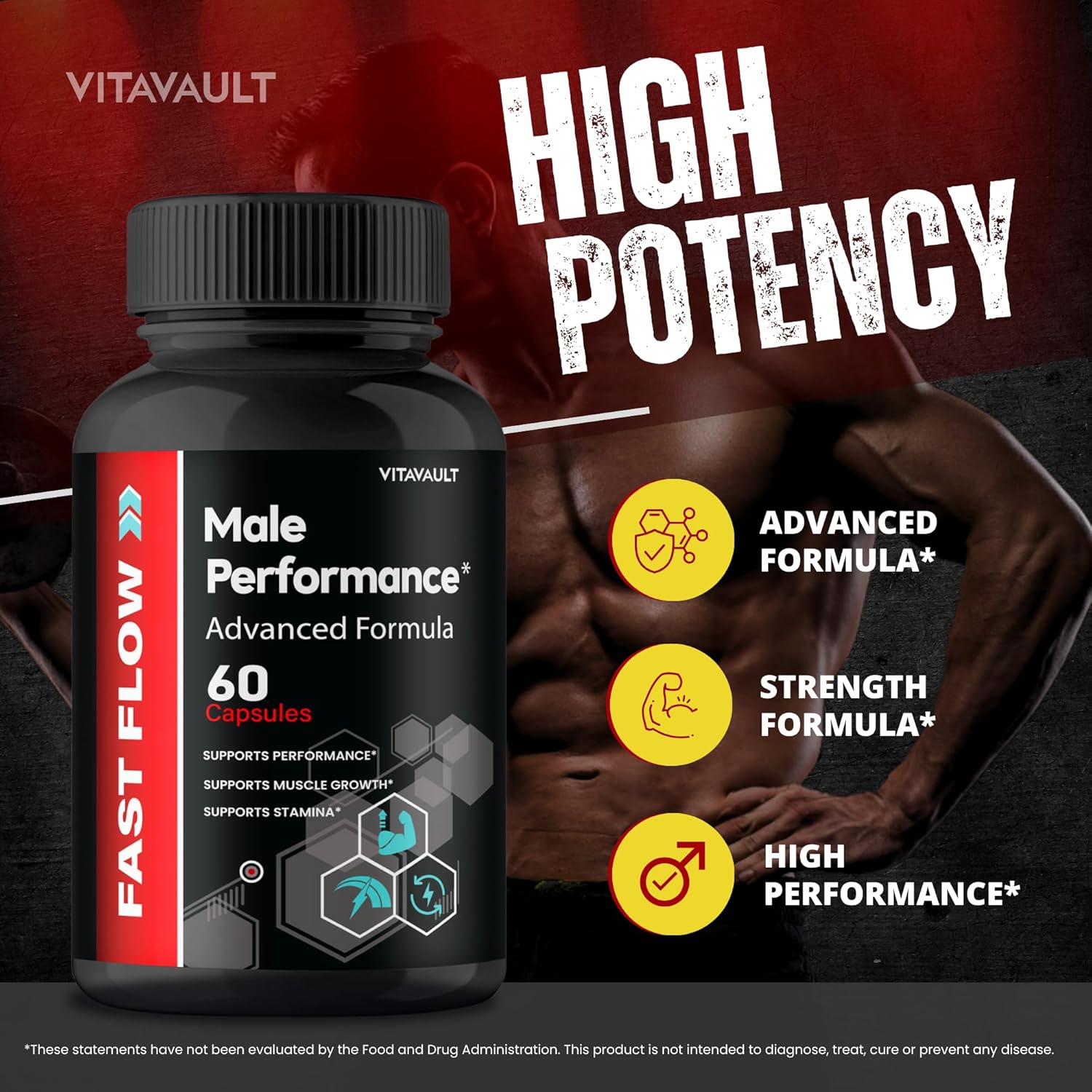 FastFlow Maximum Strength All Natural Capsules - Official Reviews (3 Pack)