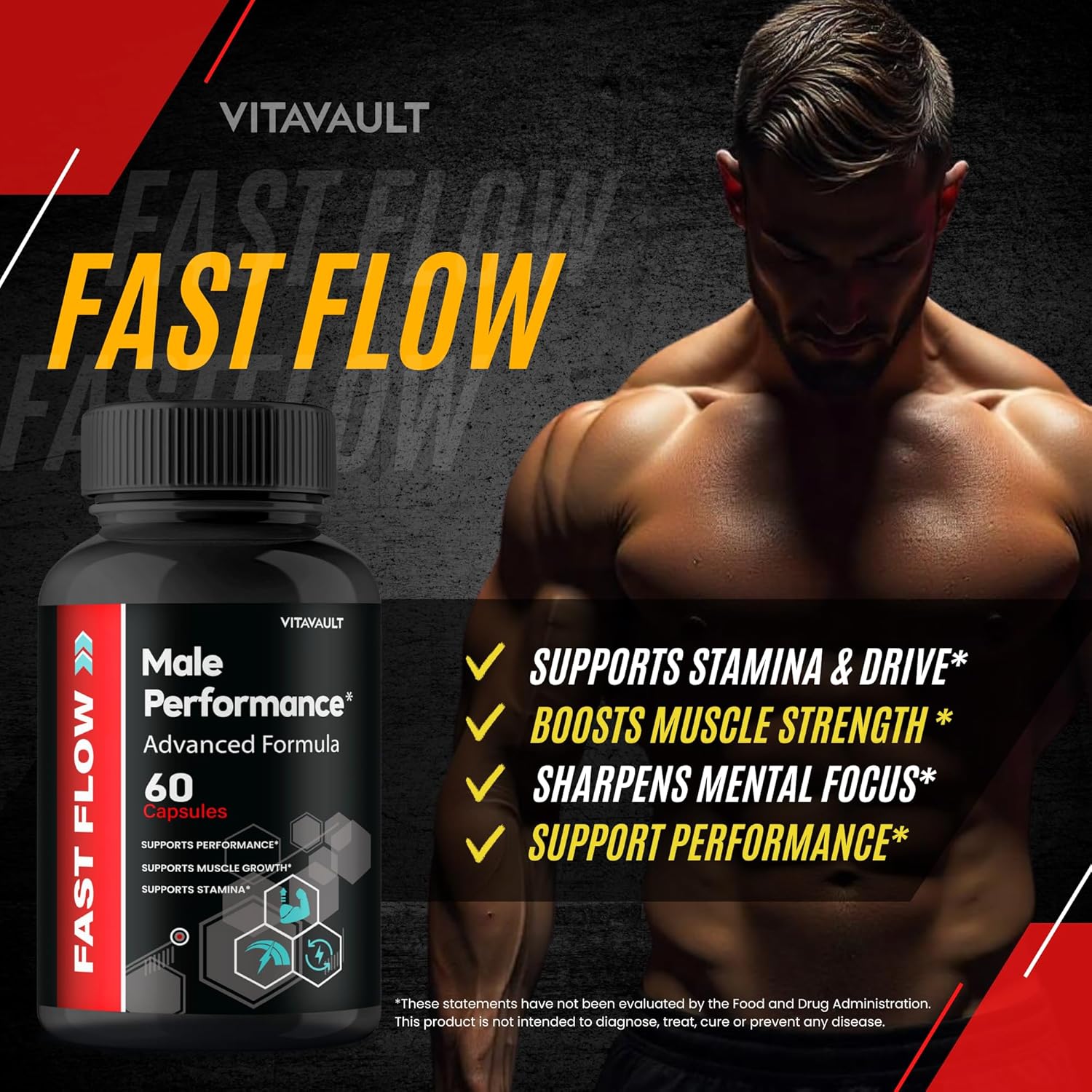 FastFlow Maximum Strength All Natural Capsules - Official Reviews (3 Pack)