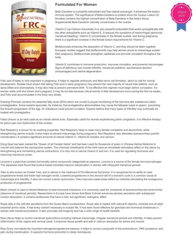 Female REPRODUCTIVE Complex