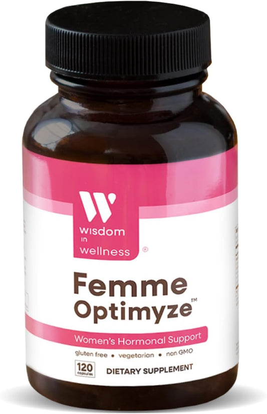 Femme Optimyze Women's Hormone Balance Capsules - Female Hormones Support Supplement for Hormonal Regulation