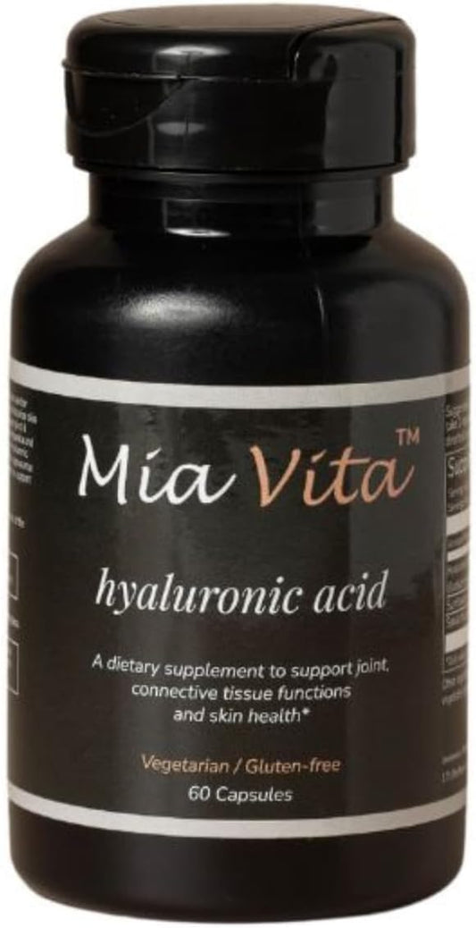 FEMMEPHARMA Mia Vita Hyaluronic Acid Oral Supplements for Women - Promotes Healthy Hair, Skin, Nails, and Joints - 30 Day Supply